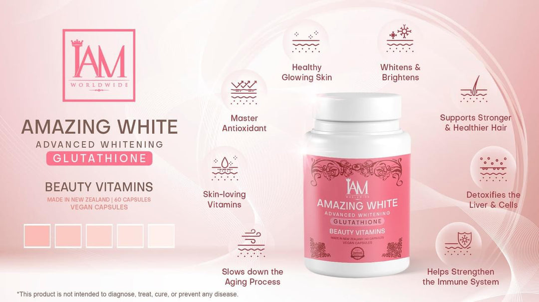 Amazing White Advance Whitening Glutathione Beauty Vitamins